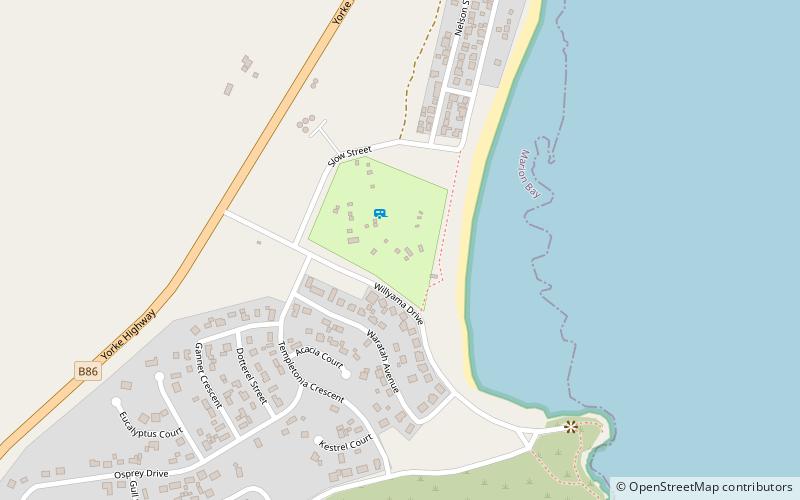 Marion Bay location map
