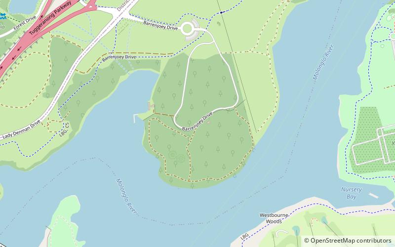 Lindsay Pryor National Arboretum location map