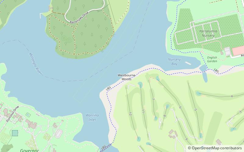 westbourne woods canberra location map