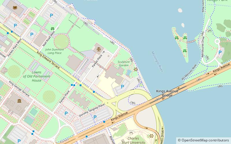 National Gallery of Australia Research Library location map