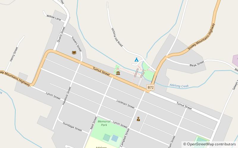 Adelong Alive Museum location map