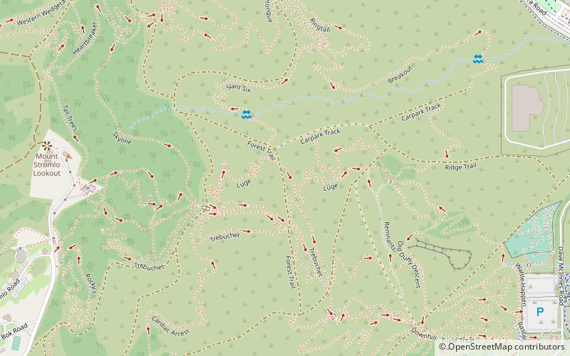 Mount Stromlo location map