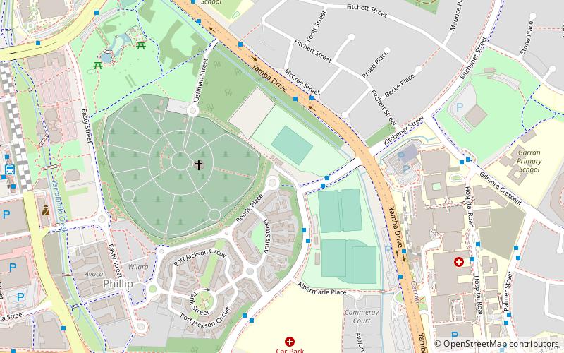 Woden Park location map