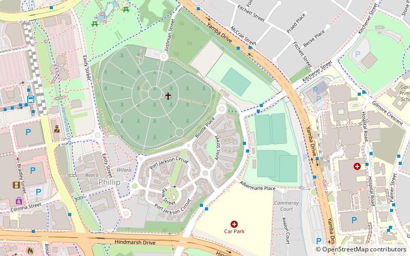 Woden Valley location map