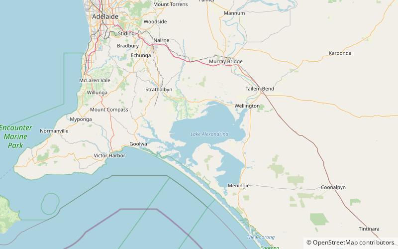 Lake Alexandrina location map