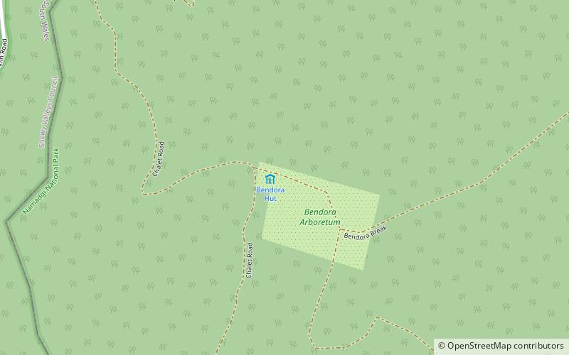 Bendora Arboretum location map
