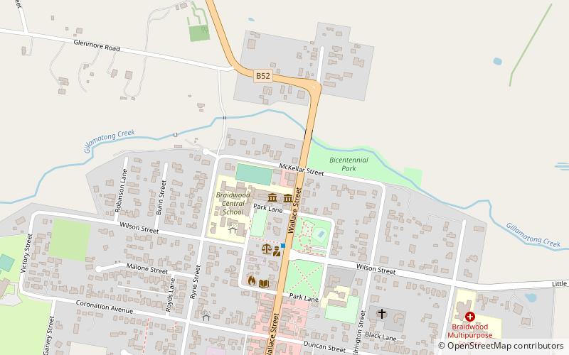 mill complex braidwood location map