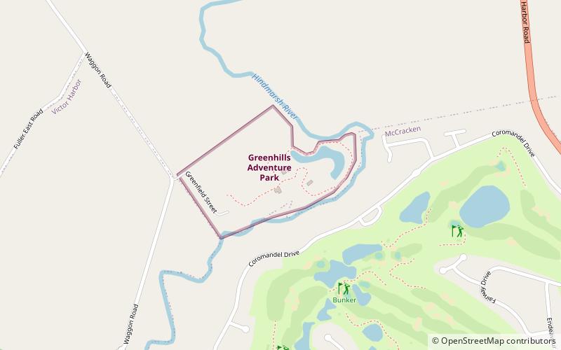Greenhills Adventure Park location map
