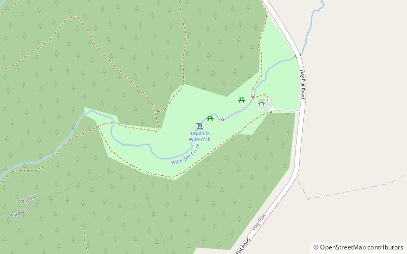 Ingalalla Falls location map