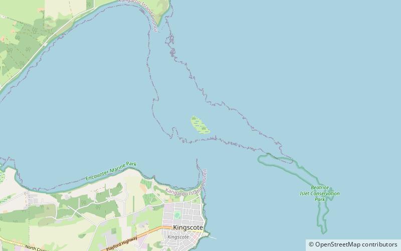 busby islet kingscote location map