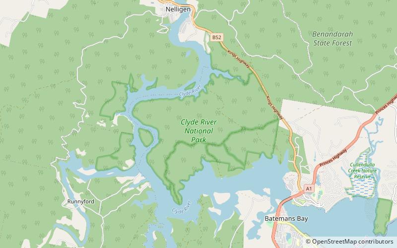 Clyde River National Park location map