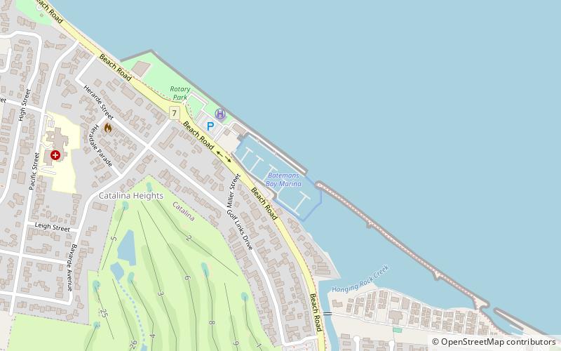 Batemans Bay Marina location map