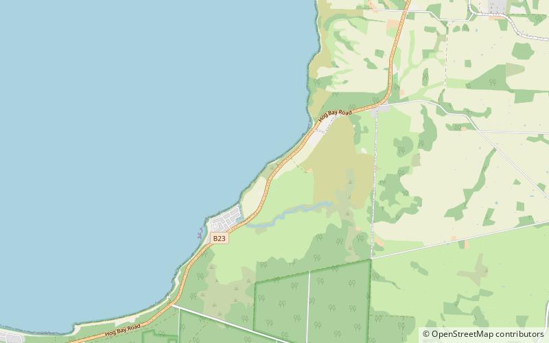american beach penneshaw location map