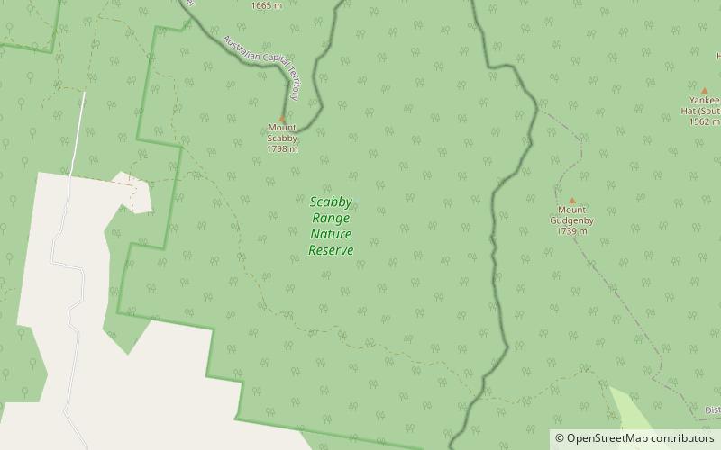 Scabby Range Nature Reserve location map