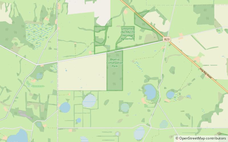 Beyeria Conservation Park location map