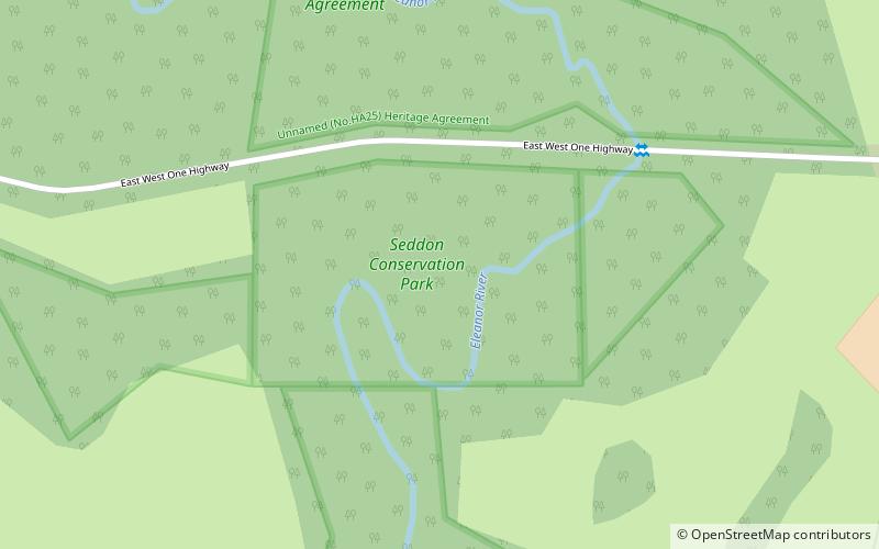 seddon conservation park ile kangourou location map