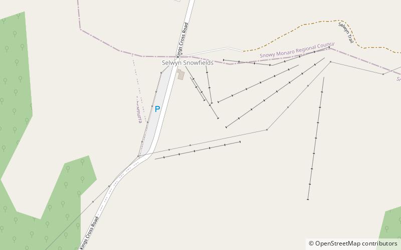 Selwyn Snowfields location map