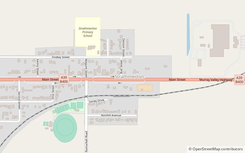 Strathmerton location map