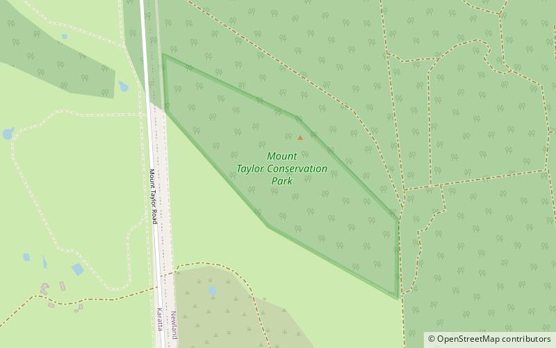 mount taylor conservation park ile kangourou location map