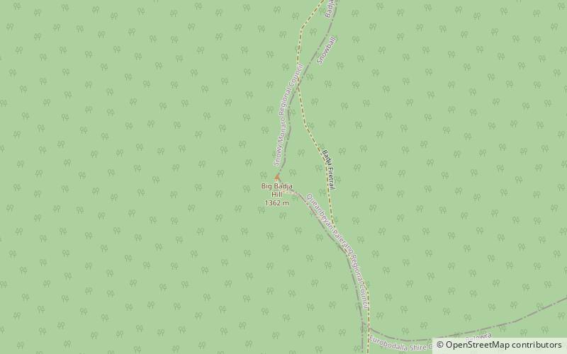 Big Badja Hill location map