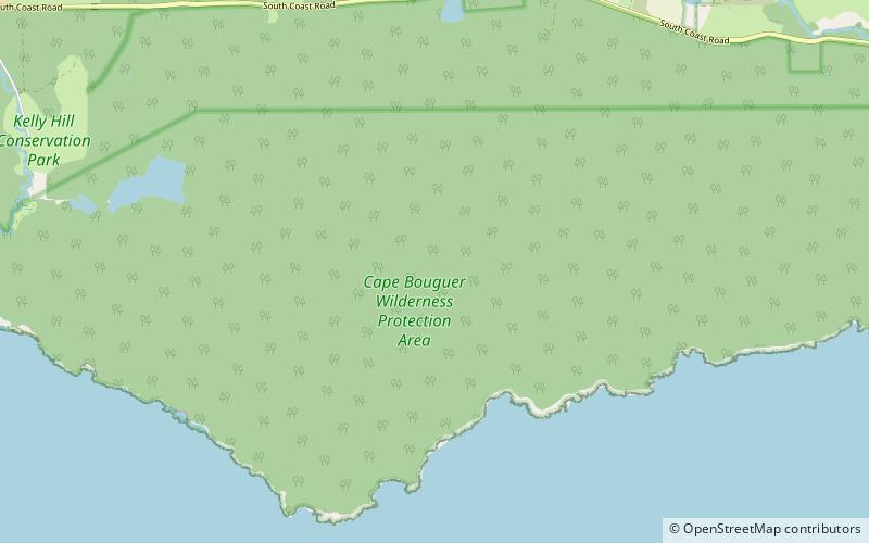 cape bouguer wilderness protection area kangaroo island location map