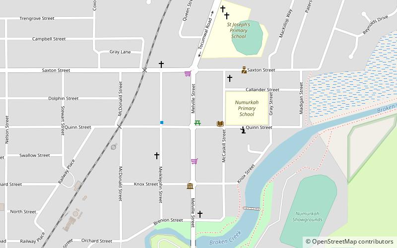 Numurkah location map