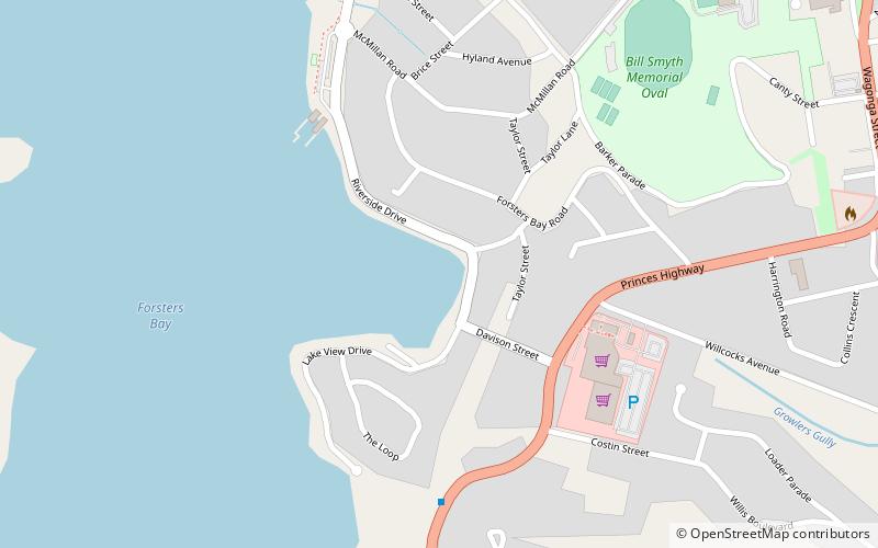 Narooma Marina location map