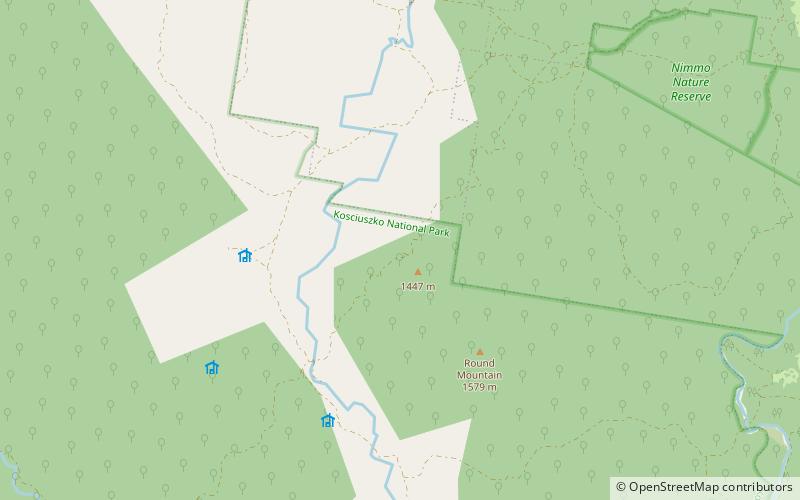 csiro hut kosciuszko nationalpark location map