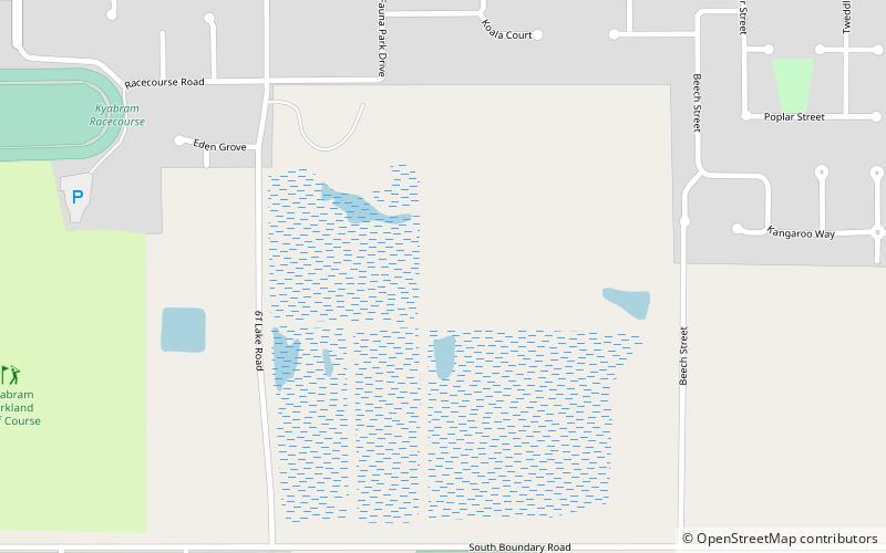 Kyabram Fauna Park location map