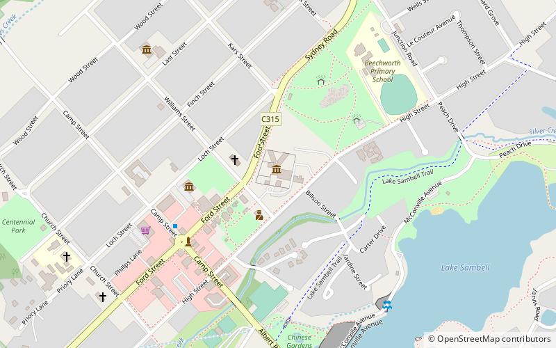 HM Prison Beechworth location map