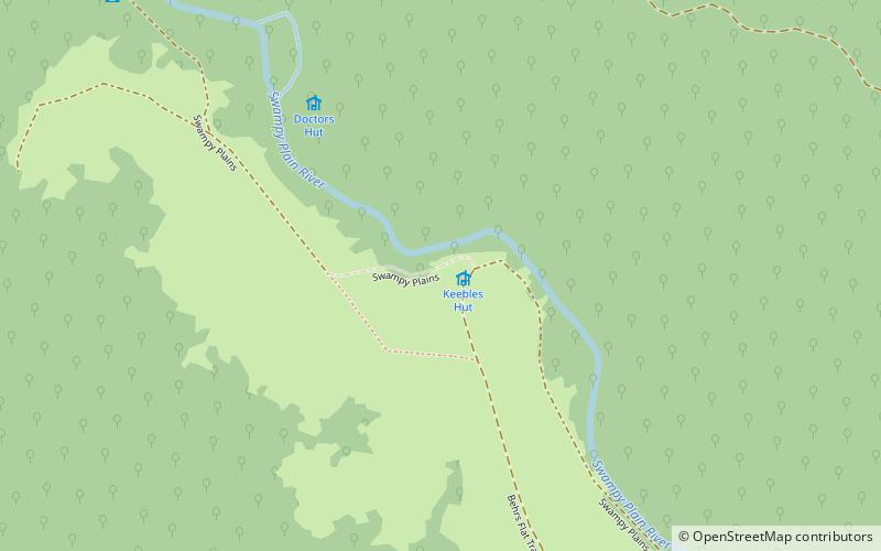 keebles hut kosciuszko national park location map