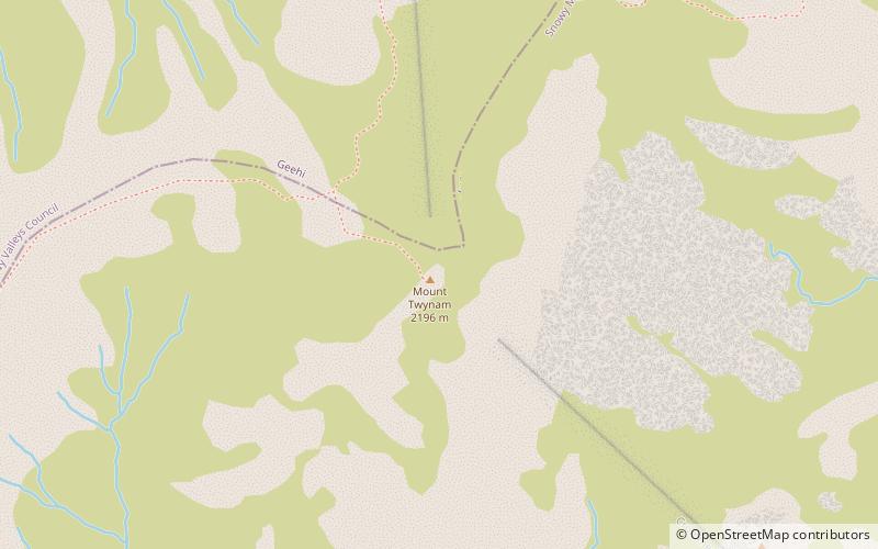 Mount Twynam location map