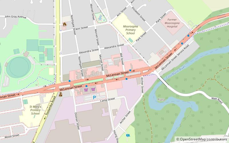 Mooroopna location map