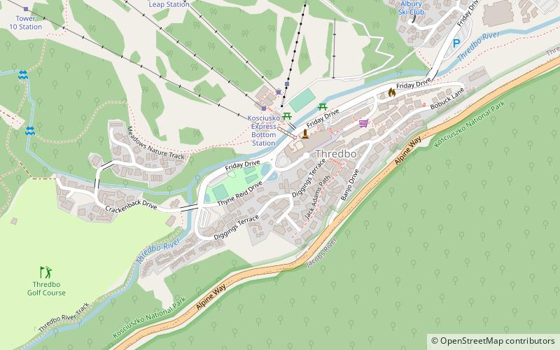 Australian Alps Walking Track location map