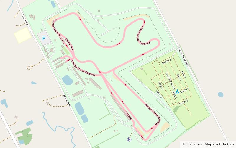 Winton Motor Raceway location map