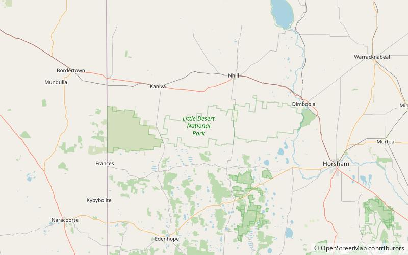 Parc national de Little Desert location map