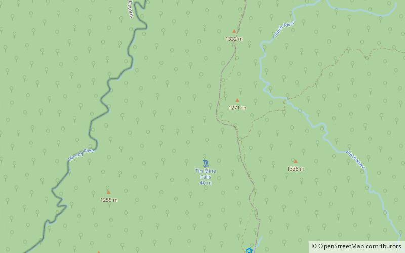 Tin Mine Falls location map