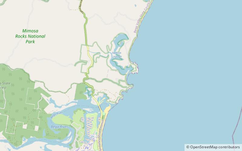 baronda park narodowy mimosa rocks location map