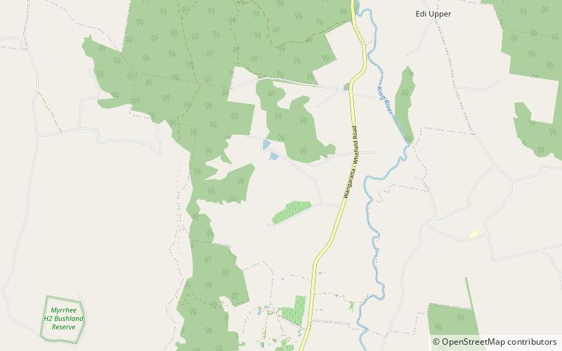 King Valley location map