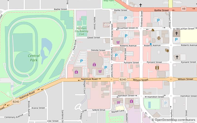 Horsham Plaza Shopping Centre location map