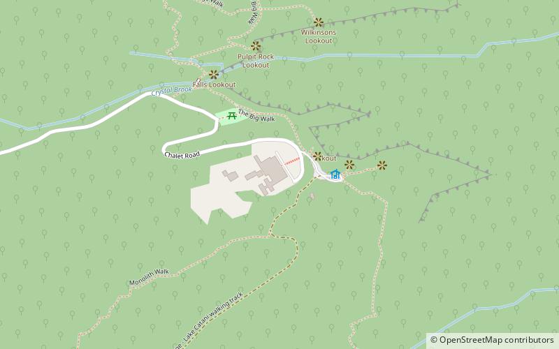 Mount Buffalo Chalet location map