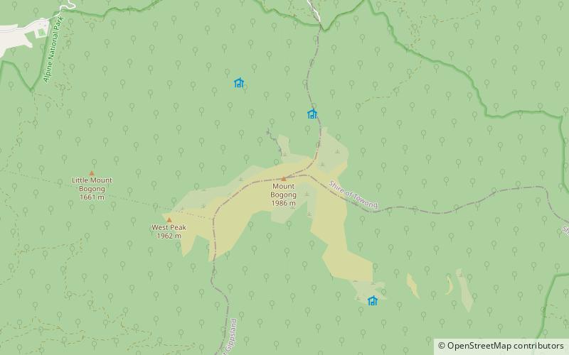 Alpes Victorianos location map