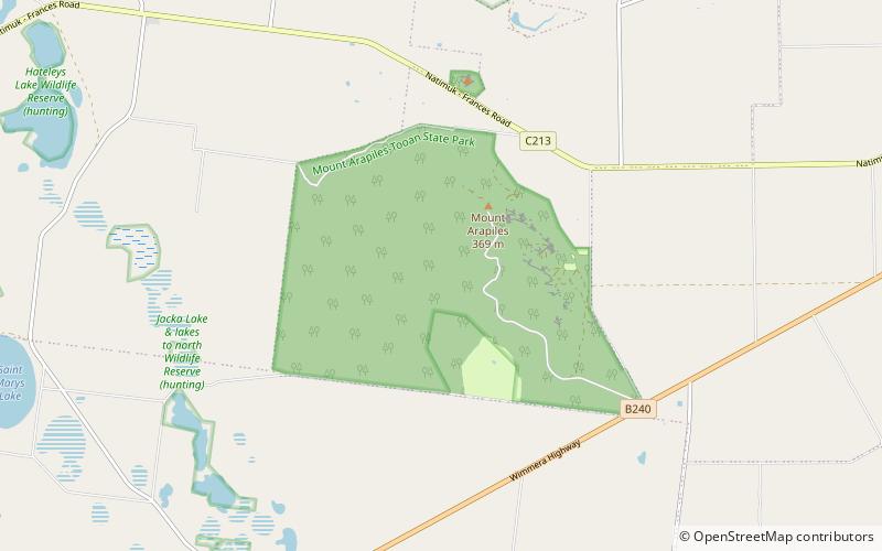 Mount Arapiles location map