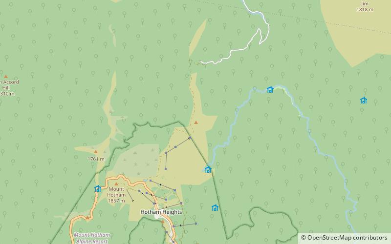 mount loch parque nacional alpino location map