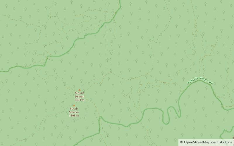 great dividing trail alpine national park location map