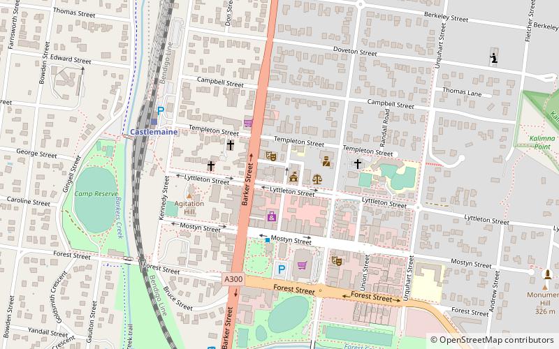 Castlemaine Post Office location map