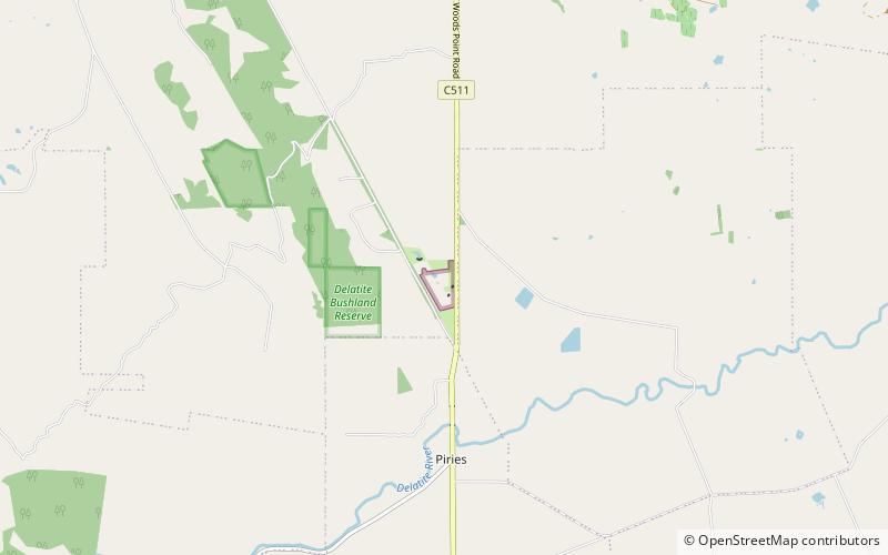 Mansfield Zoo location map