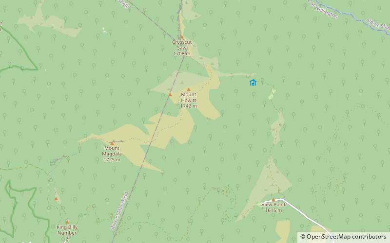 Mount Howitt location map