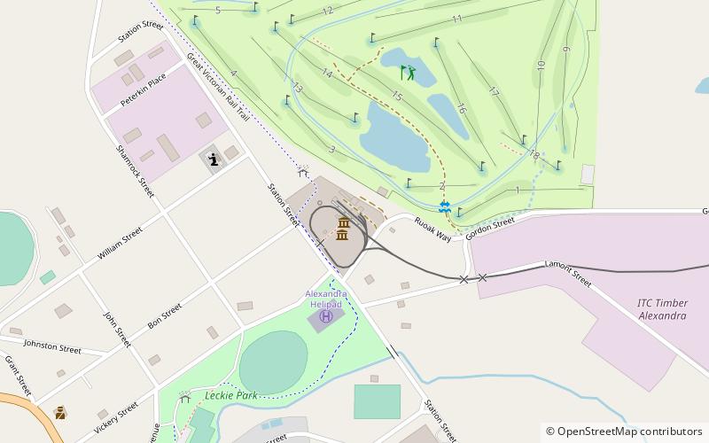 Alexandra Timber Tramway & Museum location map