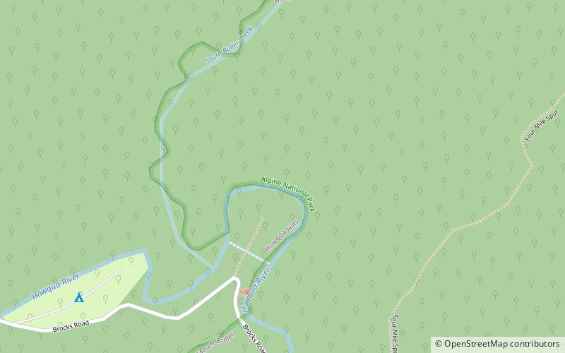 Tunnel Bend diversion tunnel location map